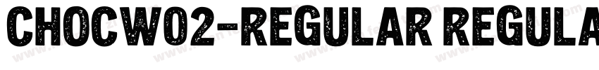 ChocW02-Regular Regular字体转换